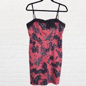 Canadian boutique store brand Annie 50 vintage washed black and pink denim dress